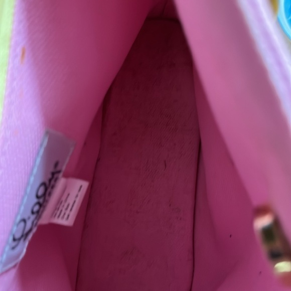 Lilly Pulitzer pocketbook with lace trim, pink, orange and green. - Picture 6 of 6